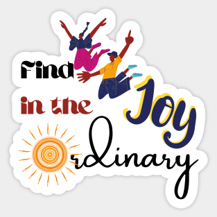 Find joy - SUN - Ordinary Sticker